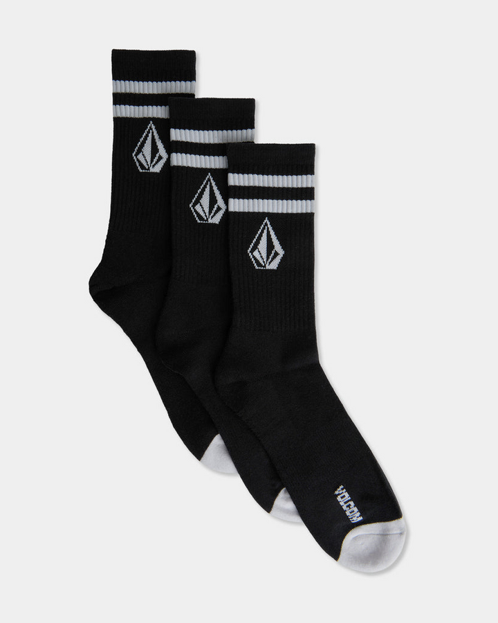 Volcom Retro Stone 3-Pack Socks
