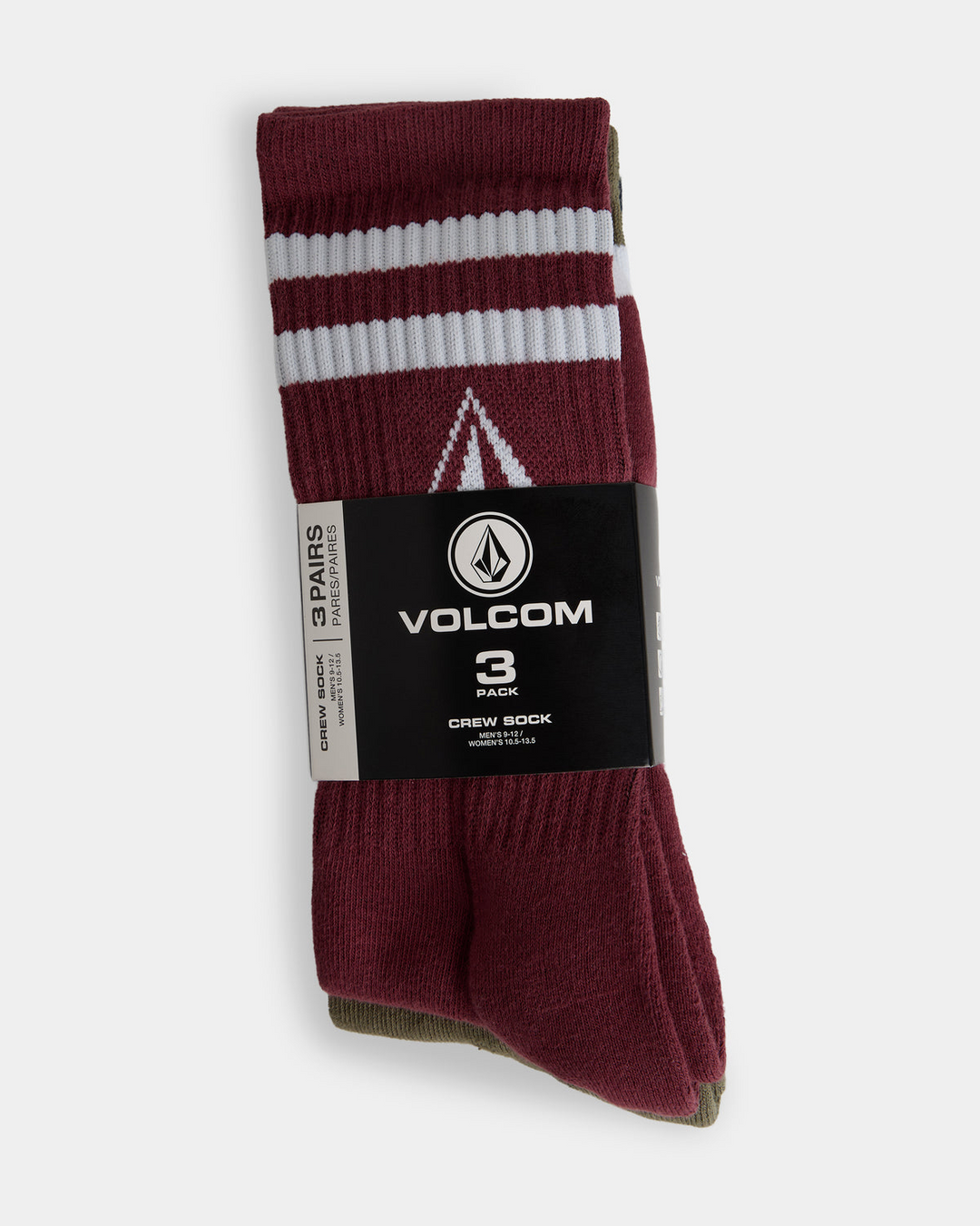 Volcom Retro Stone 3-Pack Socks