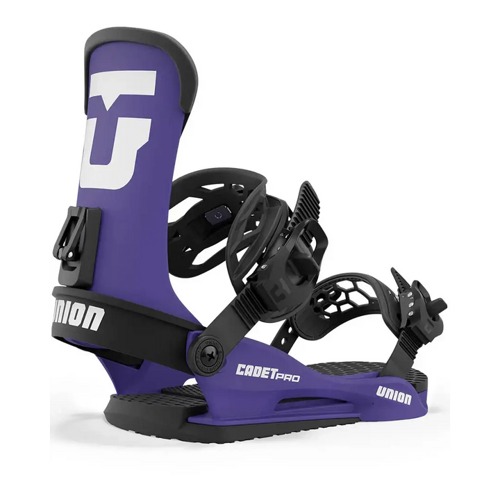 Union Cadet Pro Youth Snowboard Bindings 2024 - Purple / S