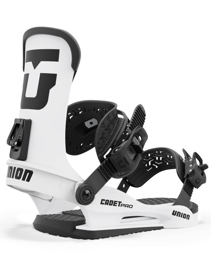 Union Cadet Pro Youth Snowboard Bindings 2025 White S 