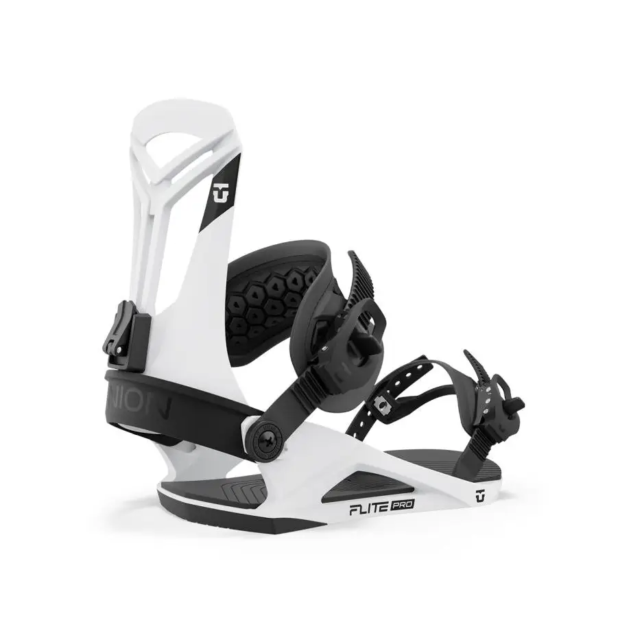 Union Flite Pro Snowboard Bindings 2024 White L 