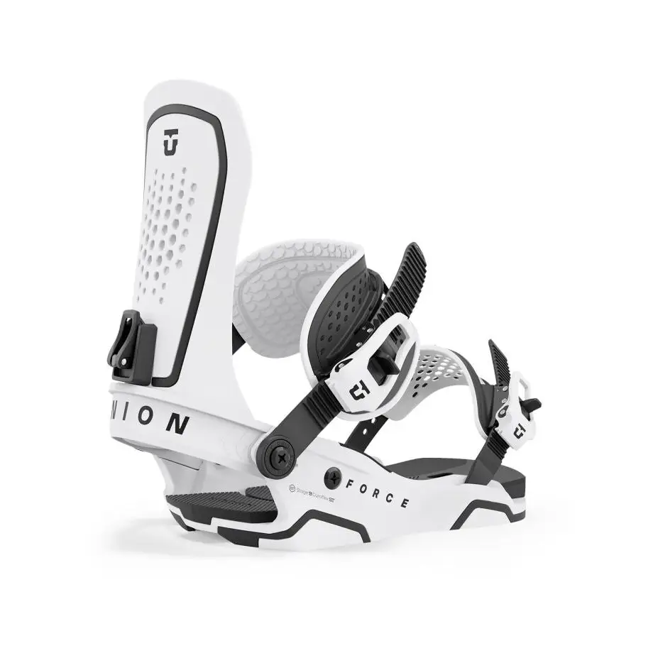 Union Force Snowboard Bindings 2024 White L 