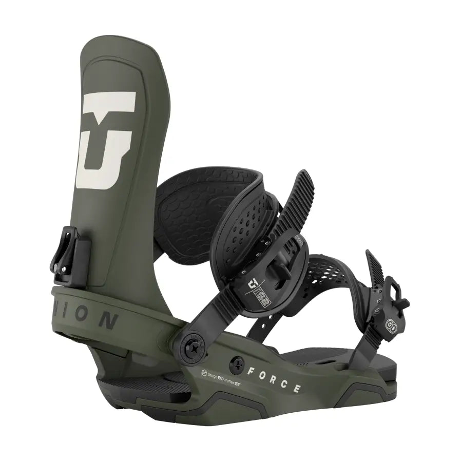 Union Force Snowboard Bindings 2026 - Army Green / M