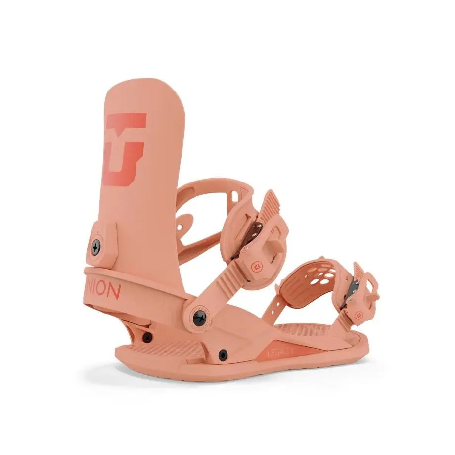 Union Legacy Womens Snowboard Bindings 2024 Tangerine L 