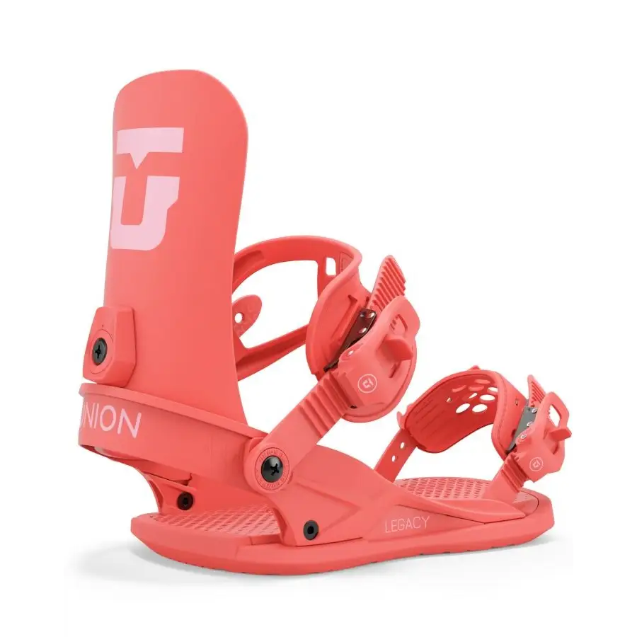 Union Legacy Womens Snowboard Bindings 2025 Coral M 