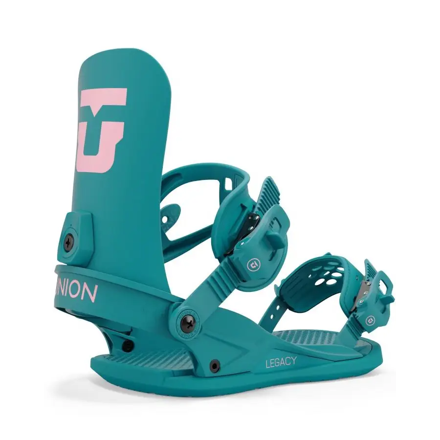 Union Legacy Womens Snowboard Bindings 2025 Teal M 