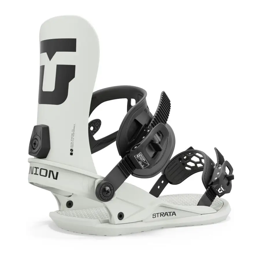 Union Strata Snowboard Bindings 2025 Bone White M 