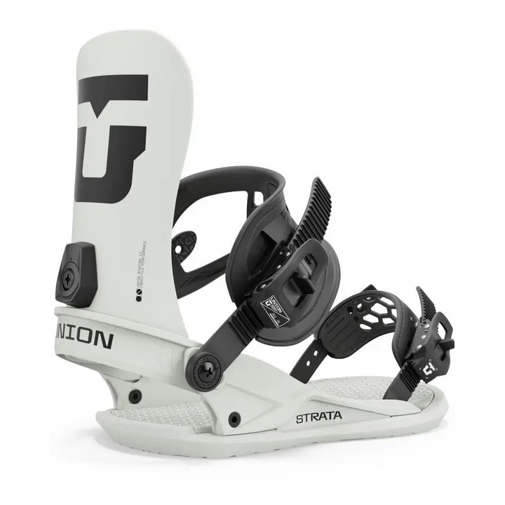 Union Strata Snowboard Bindings 2025 Bone White M 