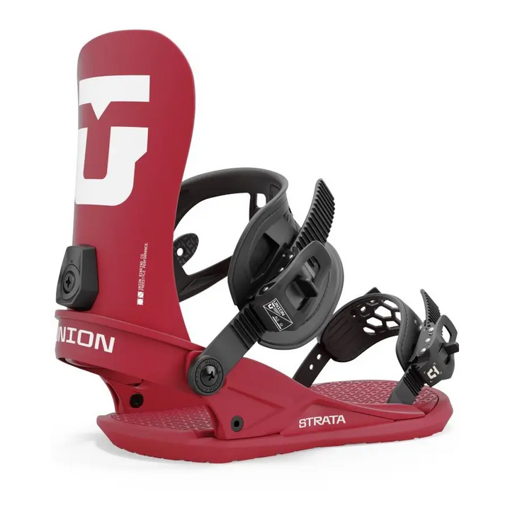 Union Strata Snowboard Bindings 2025 Burgundy M 