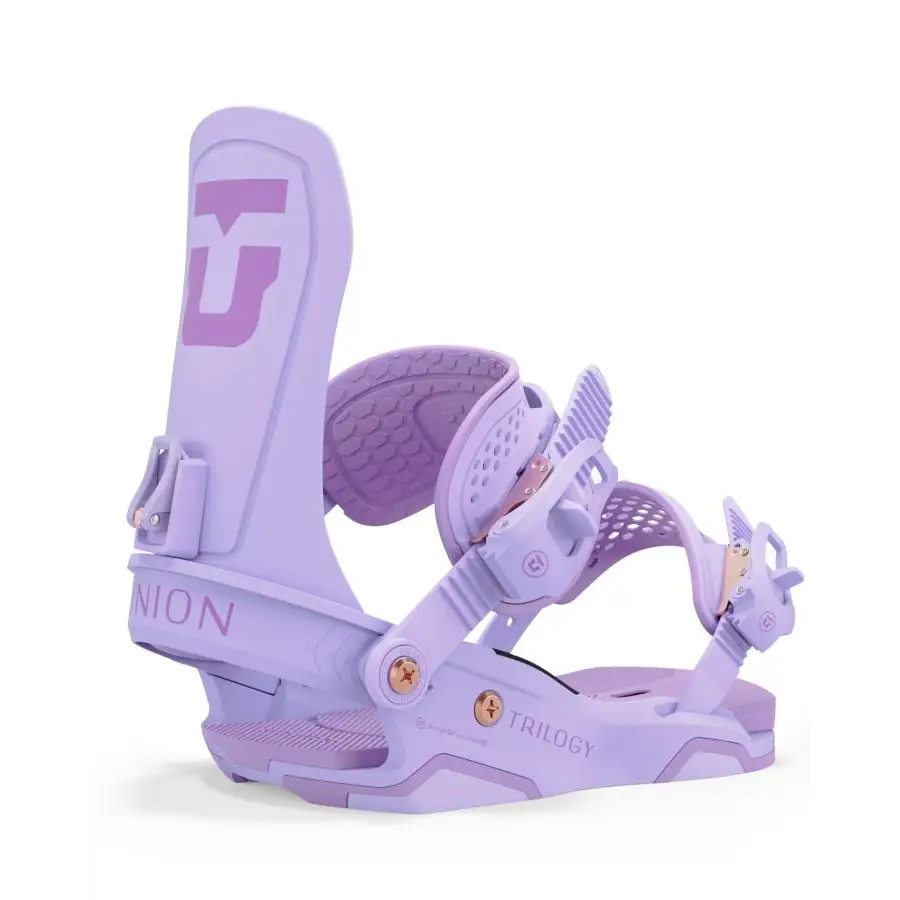 Union Trilogy Team Womens Snowboard Bindings 2025 Lavander M 