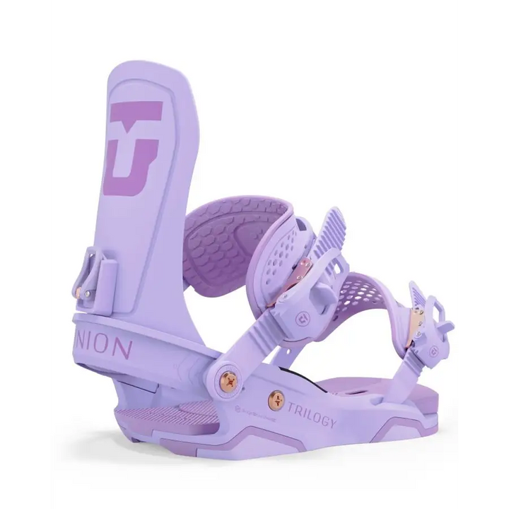 Union Trilogy Team Womens Snowboard Bindings 2025 Lavander M 