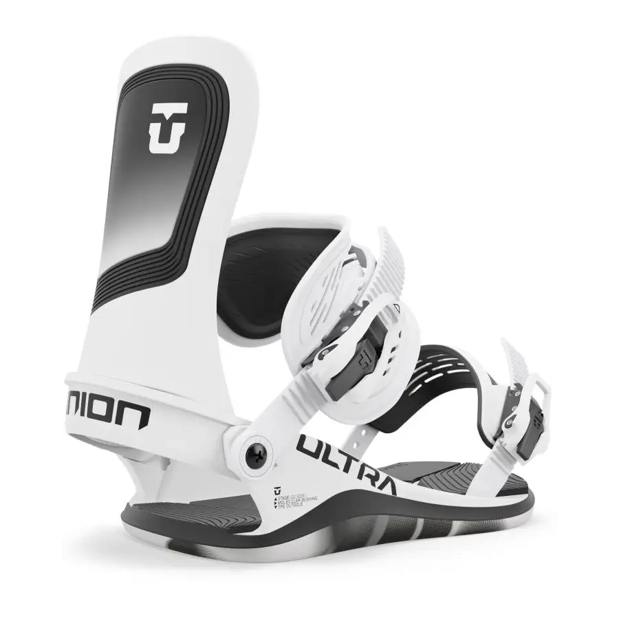 Union Ultra Snowboard Bindings 2025 White M 
