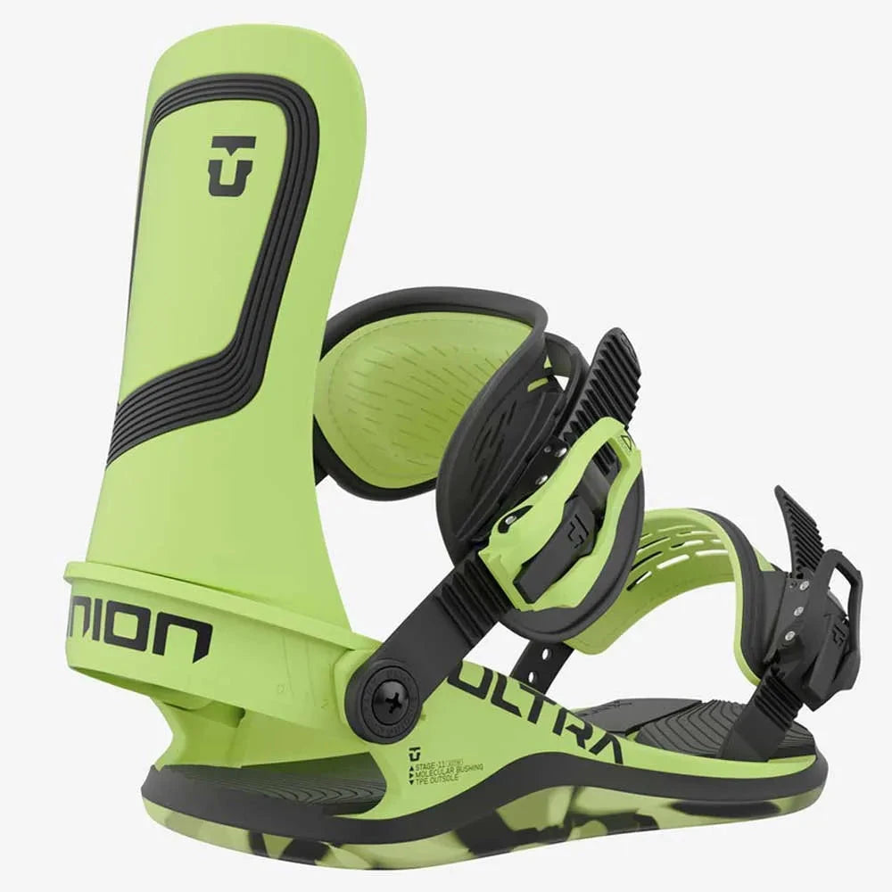 Union Ultra Womens Snowboard Bindings 2024 Lime M 