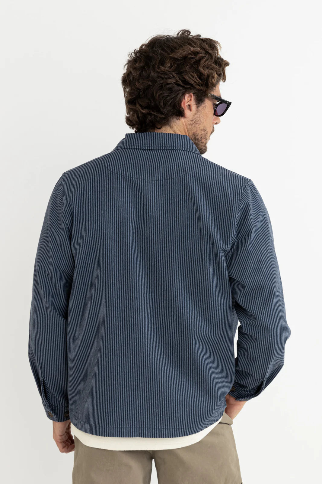 Rhythm Hickory Stripe Work Shirt