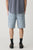 S Double Embroidered Denim Standard Shorts