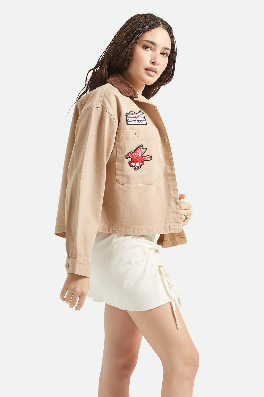 Brixton Utopia Patchwork Overshirt