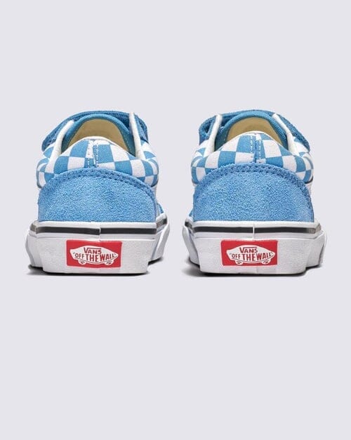 Vans Old Skool V Youth - Colour Theory Checkerboard Heritage Blue 