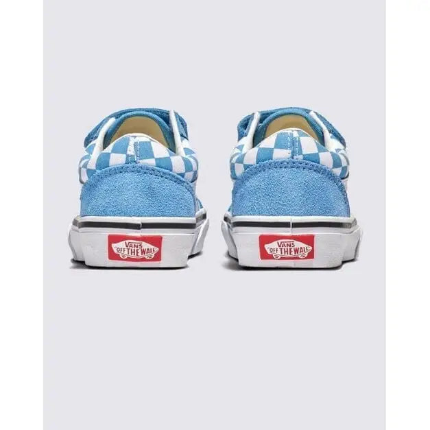 Vans Old Skool V Youth - Colour Theory Checkerboard Heritage Blue 
