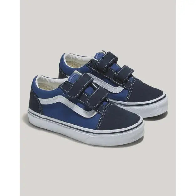 Vans Old Skool V Youth Shoes - Navy