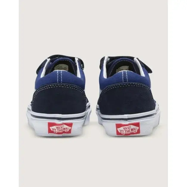 Vans Old Skool V Youth Shoes - Navy