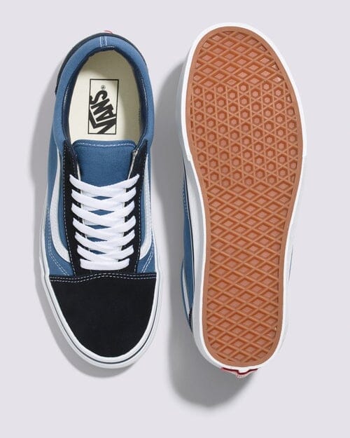 Vans Old Skool Youth Shoes - Navy Blue / True White 