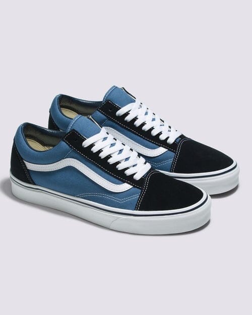 Vans Old Skool Youth Shoes - Navy Blue / True White 