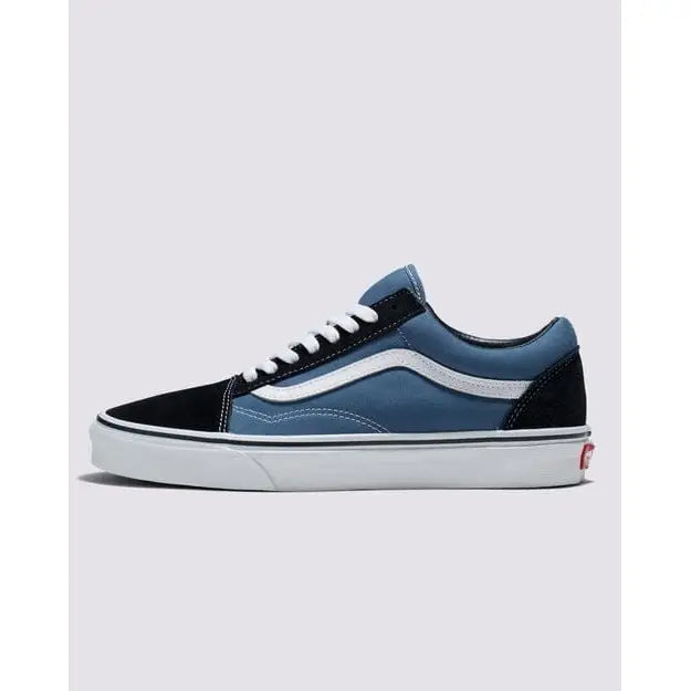Vans Old Skool Youth Shoes - Navy Blue / True White 