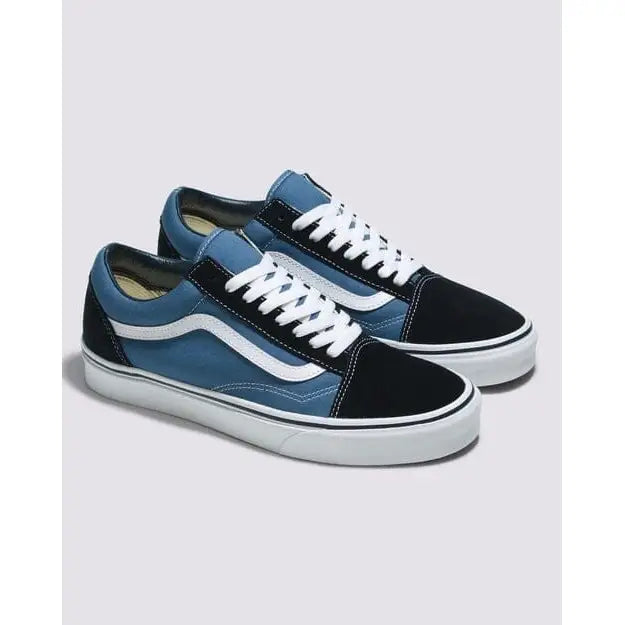 Vans Old Skool Youth Shoes - Navy Blue / True White 