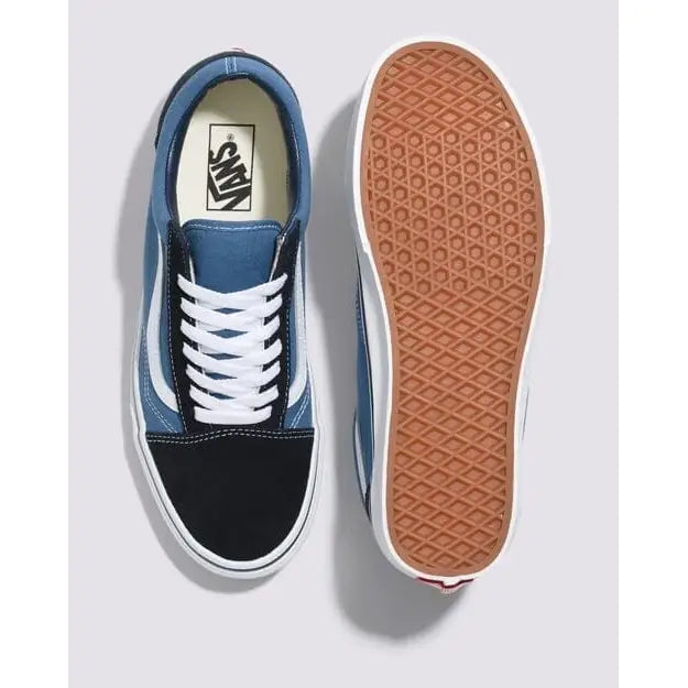 Vans Old Skool Youth Shoes - Navy Blue / True White 