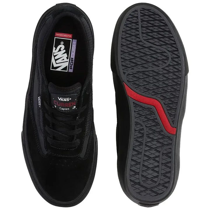 Vans Skate Curren Caples Shoes - Black / Black