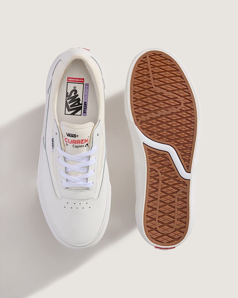 Vans Skate Curren Caples Shoes - Blanc de Blanc 