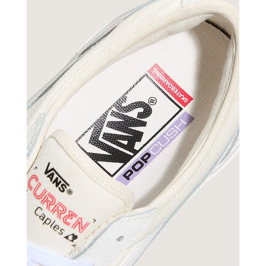 Vans Skate Curren Caples Shoes - Blanc de Blanc 