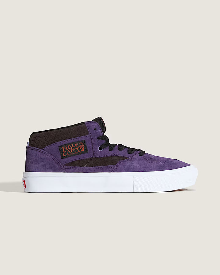 Vans Skate Half Cab Shoe - Croc / Grape Purple 
