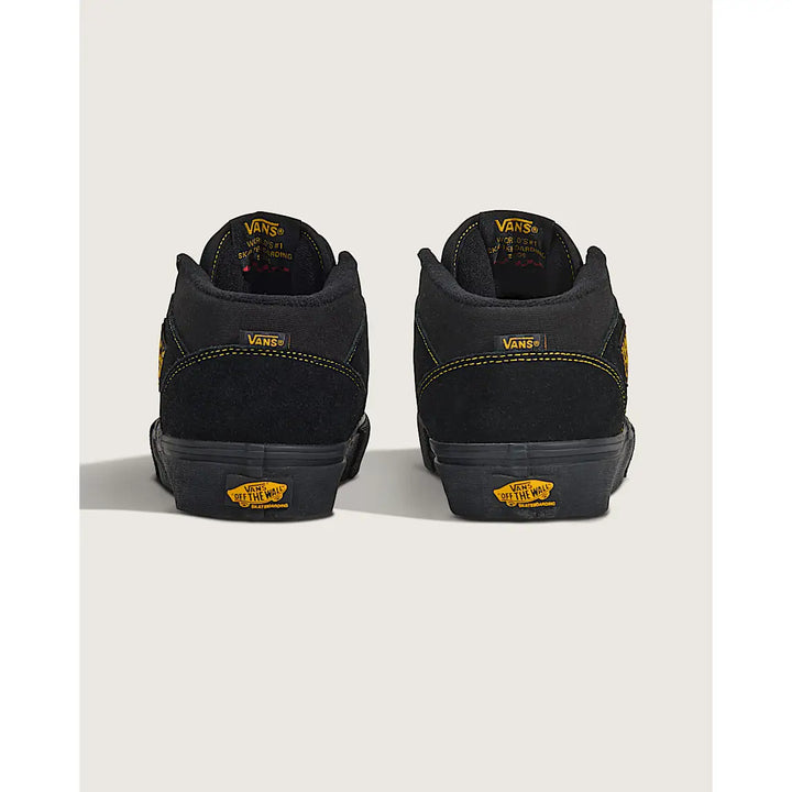Vans Skate Half Cab Shoes - Black / Mustard