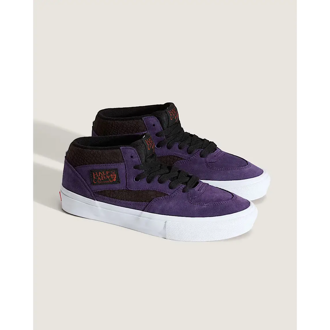 Vans Skate Half Cab Shoe - Croc / Grape Purple 