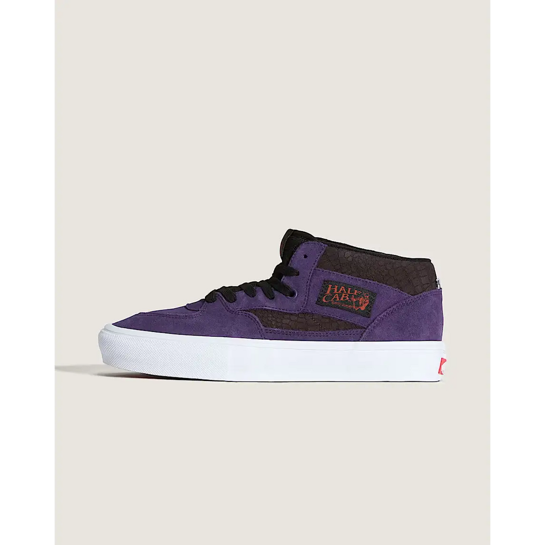 Vans Skate Half Cab Shoe - Croc / Grape Purple 