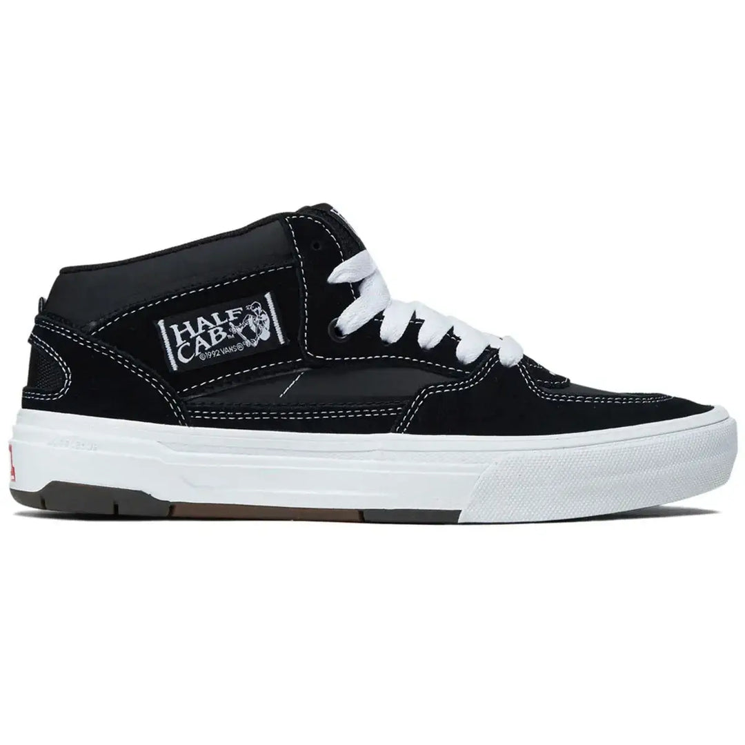 Vans Skate Half Cab Wafflecup Shoes - Black / White