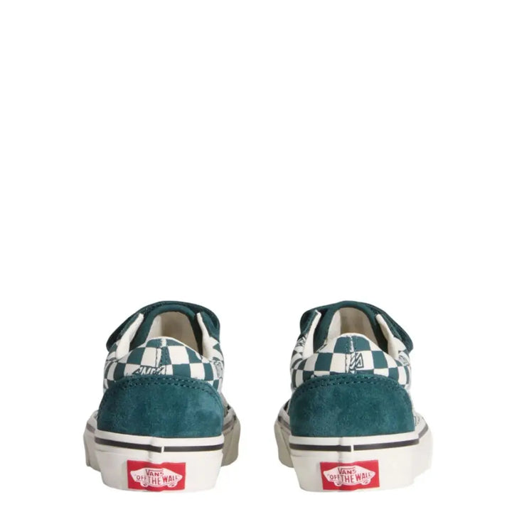 Vans Skate Old Skool V Geo Check - Mystic Moss Green