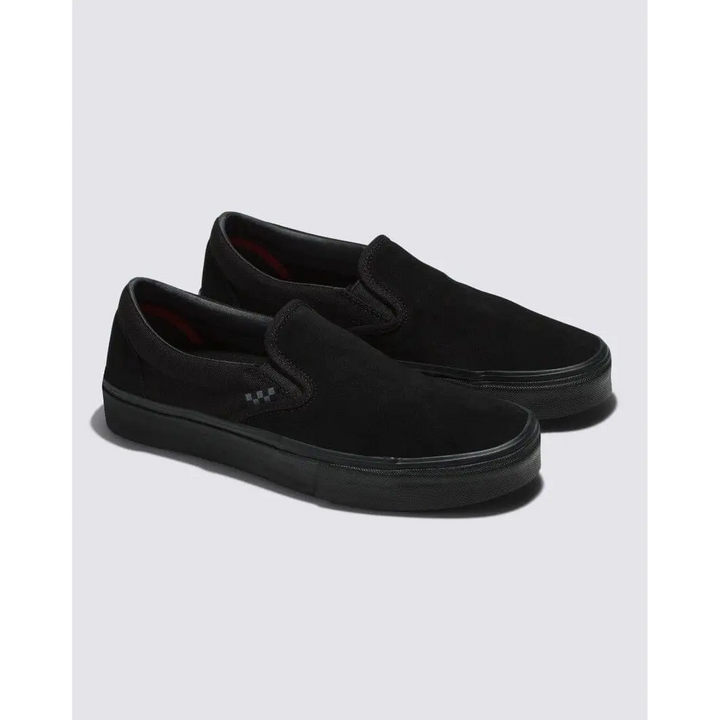 Vans Skate Slip On Shoes Black / Black 8 