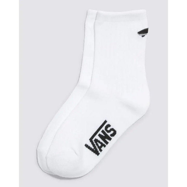 Vans Womens Kickin It Crew Socks White 