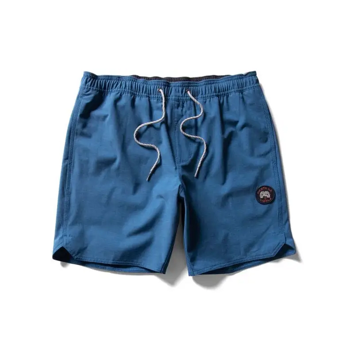 Vissla Solid Sets 17.5" Ecolastic Boardshorts Ocean Blue S 