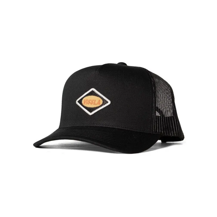 Vissla Solid Sets Trucker Hat Black 