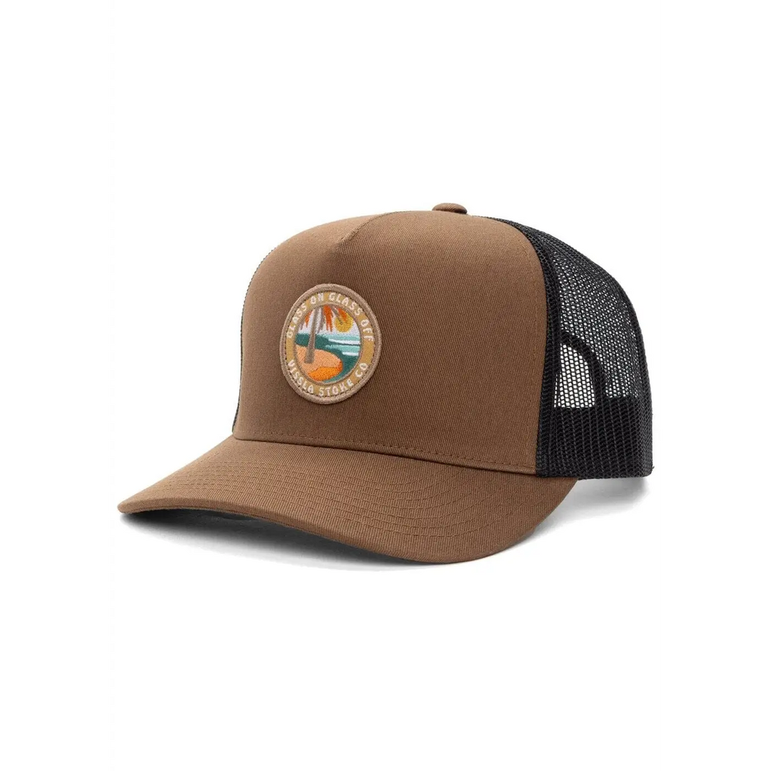 Vissla Solid Sets Trucker Hat Dark Earth 