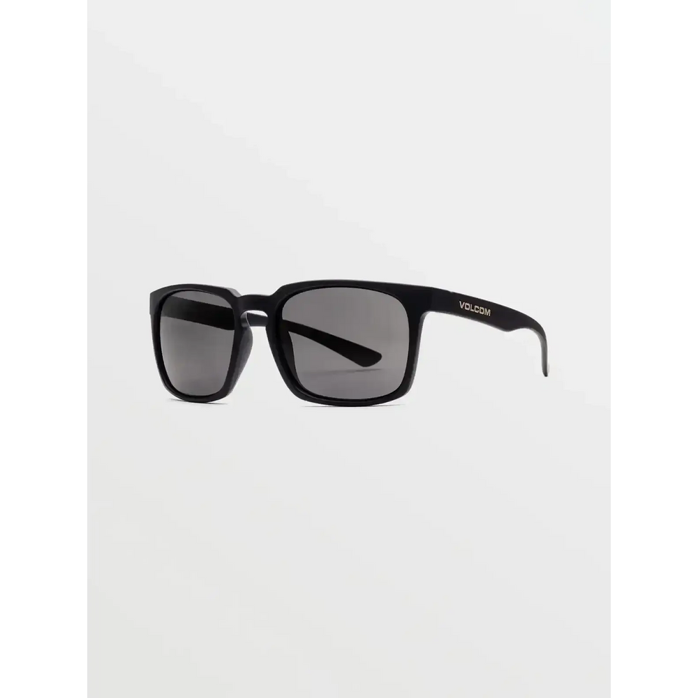 Volcom Alive Polarise Sunglasses offer 100% UVA/UVB protection with a Matte Black frame.