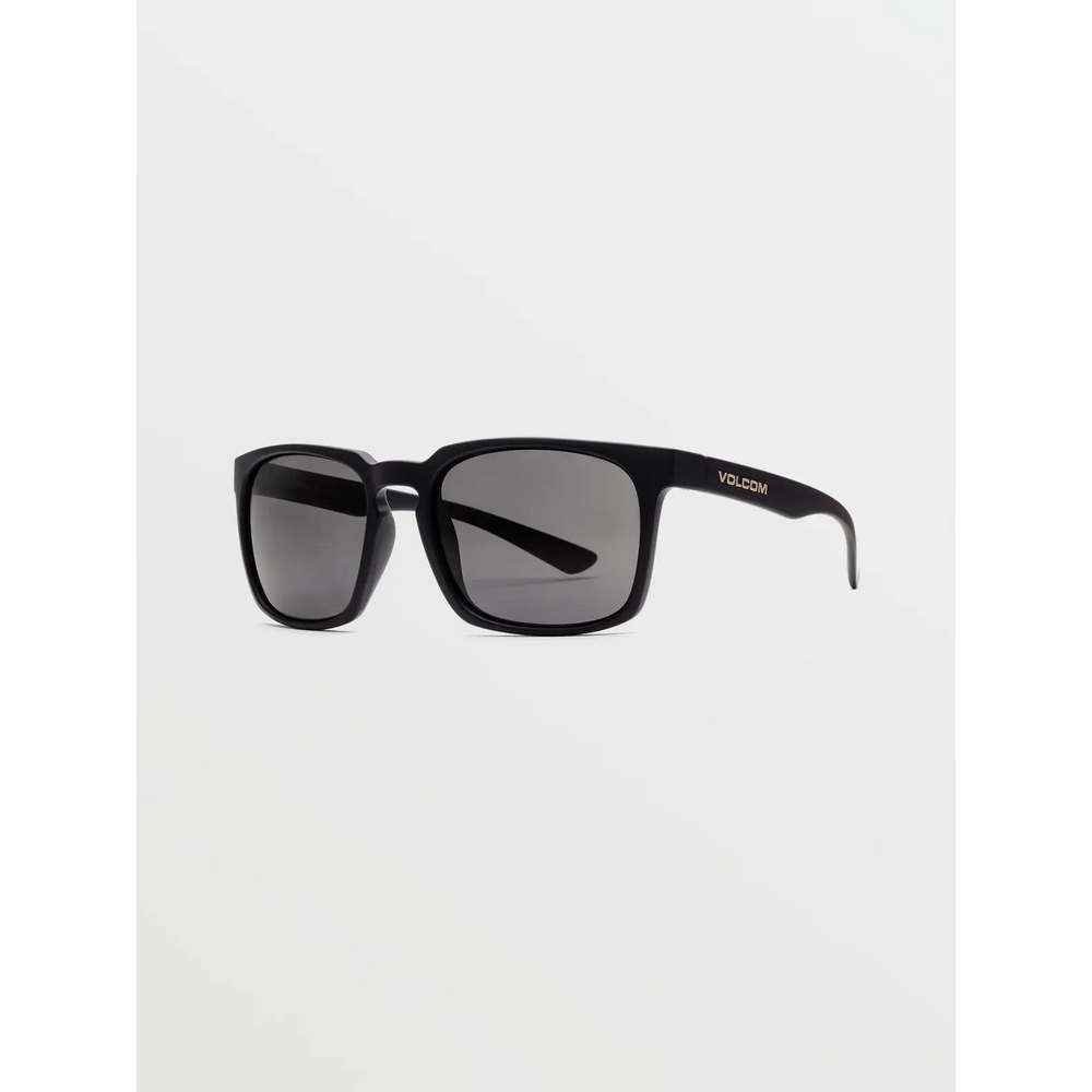 Volcom Alive Polarise Sunglasses offer 100% UVA/UVB protection with a Matte Black frame.