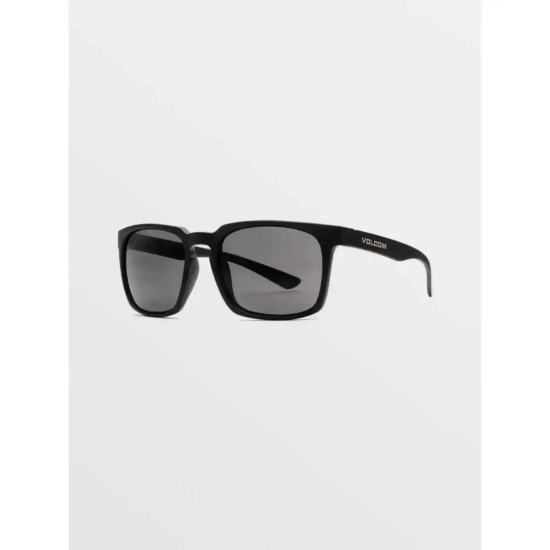 Volcom Alive Polarise Sunglasses offer 100% UVA/UVB protection with a Matte Black frame.