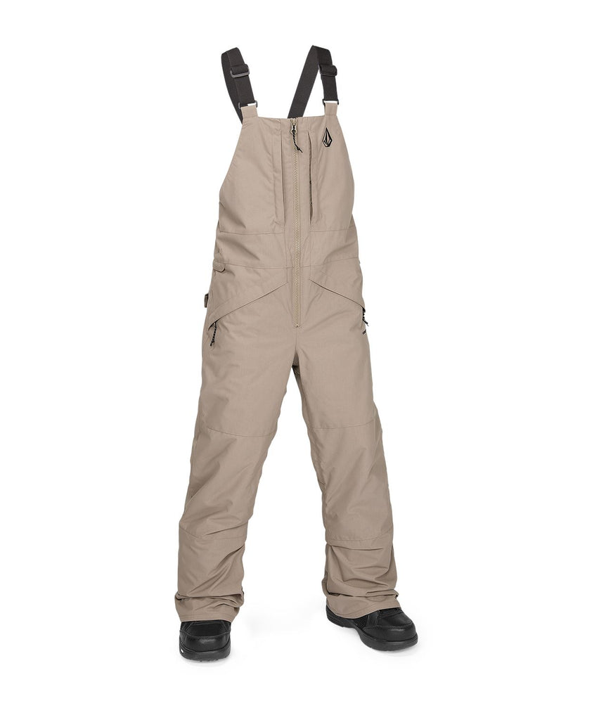 Volcom Barkley Insulated Youth Bib Overall Chestnut Brown M 