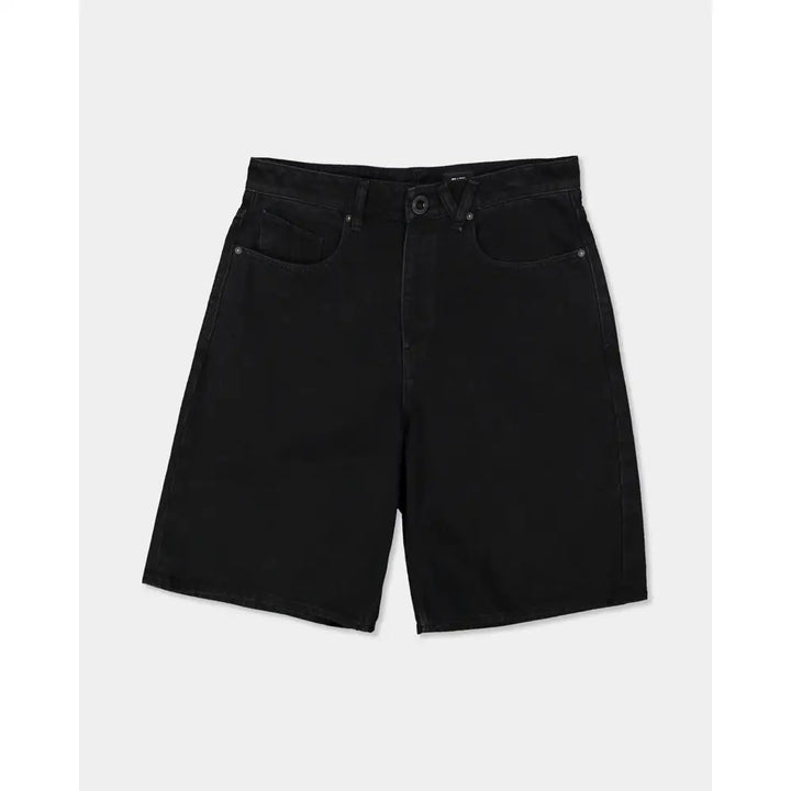 Volcom Billow Denim Shorts - Black