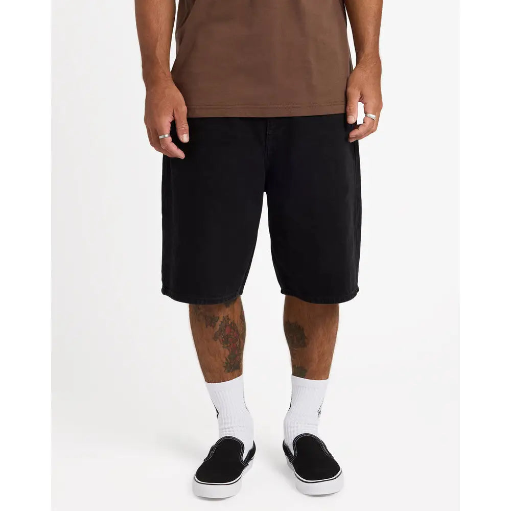 Volcom Billow Denim Shorts - Black
