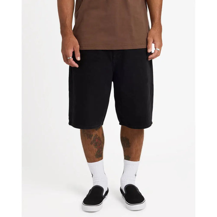 Volcom Billow Denim Shorts - Black